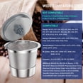 thumbnail image 3 of Copas K reutilizables | Tazas K reutilizables para cafeteras Keurig 1.0 y 2.0 de una sola taza, colador de malla integrado de acero inoxidable, accesorios keurig (paquete de 4), 3 of 7