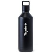 Tepist ThirtyO 30oz Stainless Steel Vacuum Bottle for Sodastream Machines – Black