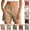 #Khaki, variant on Women's High Waist Cargo Chino Shorts,Casual Summer Shorts with Pockets,Khaki,Women's Plus Size L