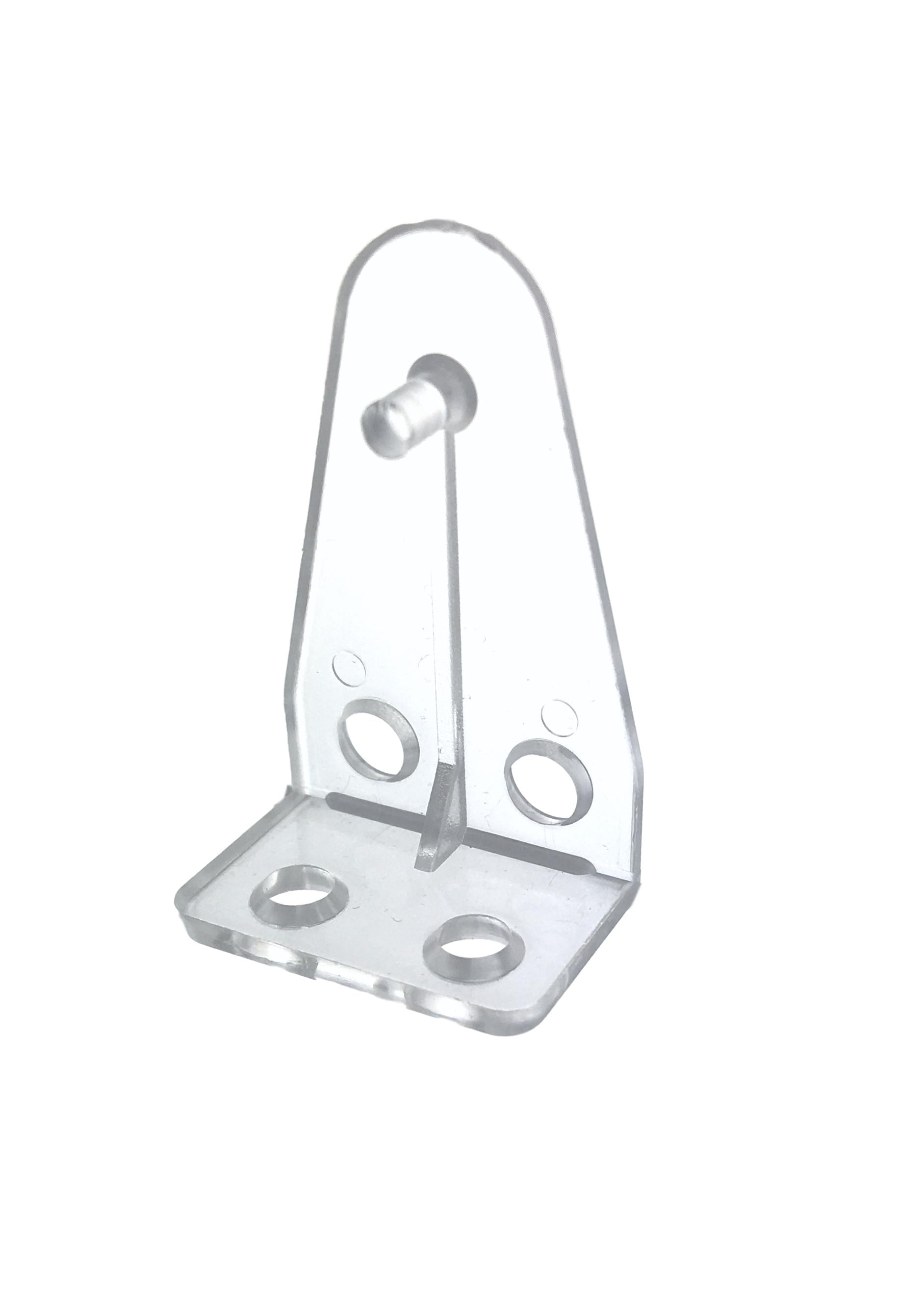 price Opinion snatch Hold Down Bracket for 1 inch Mini Blinds or Cellular Shades Clear Plastic  with Intergrated Pin (Screws Not Included) 10 Pieces Per Pack - Walmart.com
