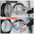thumbnail image 3 of MADIKA 3 Pack Mesh Laundry Bags with Adjustable Single Shoulder Straps 28" x 26" Sturdy Nylon Material Laundry Liners with Drawstring Closure White, 3 of 7