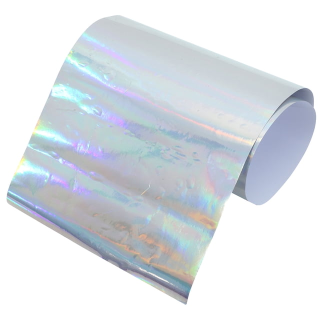 WEUVEB Vinilo Adhesivo Decorativo Para Autos Tazas Y Manualidades Multicolor Holográfico