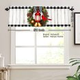 thumbnail image 3 of AshasdS Polyester Window Valance Curtain with Christmas Lantern and Cardinal Design for Home Kitchen Living Room Bedroom Bathroom Decor 54x18 inch, 3 of 5