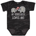thumbnail image 3 of Inktastic Grandaddy Loves Me Grandchild Boys or Girls Baby Bodysuit, 3 of 5