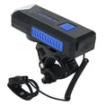thumbnail image 1 of Peahefy Bicycle Head Light With Horn USB Rechargeable Night Riding Waterproof Bike Front Light With Horn Mountain Road Bike Lamp Bell, 1 of 8