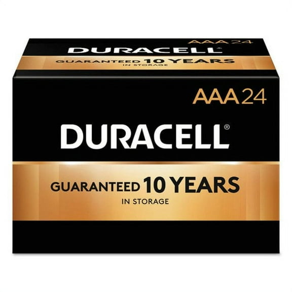 DURACELL CopperTop Alkaline AAA Batteries, 24 Pack
