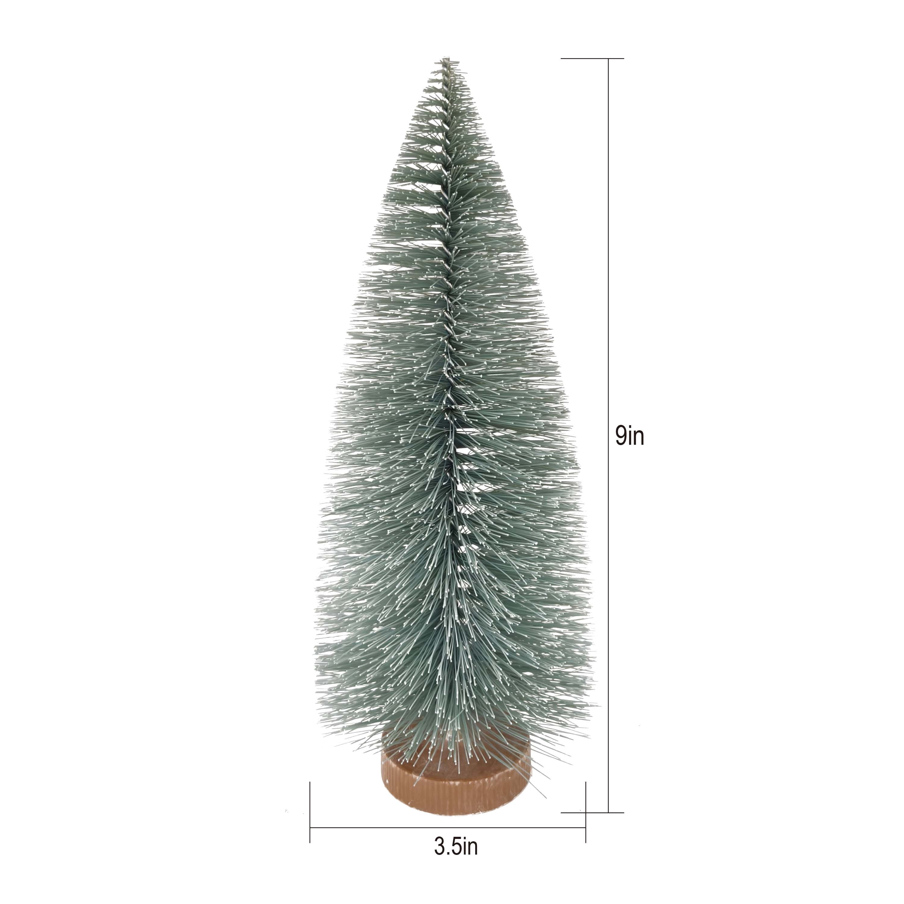 Christmas Village Pine Tree, Green, 9", by Holiday Time