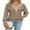 1-Khaki, variant on Lightweight Sweatshirts For Women Solid V Neck Long Sleeve Fall Tops Fashion Ribbled Knit Shirts Cogild