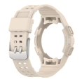 thumbnail image 3 of For Samsung Galaxy Watch4 Classic 46mm Smart Watch Strap Soft Wrist Band Integrated with Watch Case, 3 of 4