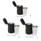 thumbnail image 2 of Bewildely Taza de viaje de acero inoxidable de 4 piezas, portátil, reutilizable, para acampar, jugo, bebida, botella de agua, accesorios con Utensilios de cocina Pequeño, 2 of 6