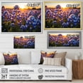 thumbnail image 4 of Designart "Blue Bonnets landscape Photo V" Floral Floater Framed Canvas Wall Art, 4 of 7