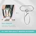 thumbnail image 3 of 20 Sets The Tote Bag Strap Buckle Metals Ring Accessories Keychain Bulk Swivel Hooks, 3 of 6