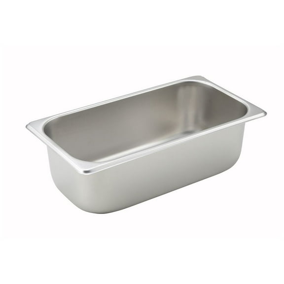Winco SPT4, 4-Inch Deep, One-Third Size Table Pan, NSF