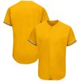 thumbnail image 3 of Camiseta de béisbol de moda en blanco, lisa, con botones, transpirable, suave, para hombres/niños, para juegos al aire libre/fiestas, talla grande, cualquier color, 3 of 5