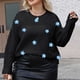 thumbnail image 5 of HongQid Womens-Plus-Size-Tops Trendy Long Sleeve Shirts Casual Lightweight Knit Sweaters Cute Tunics, 5 of 7