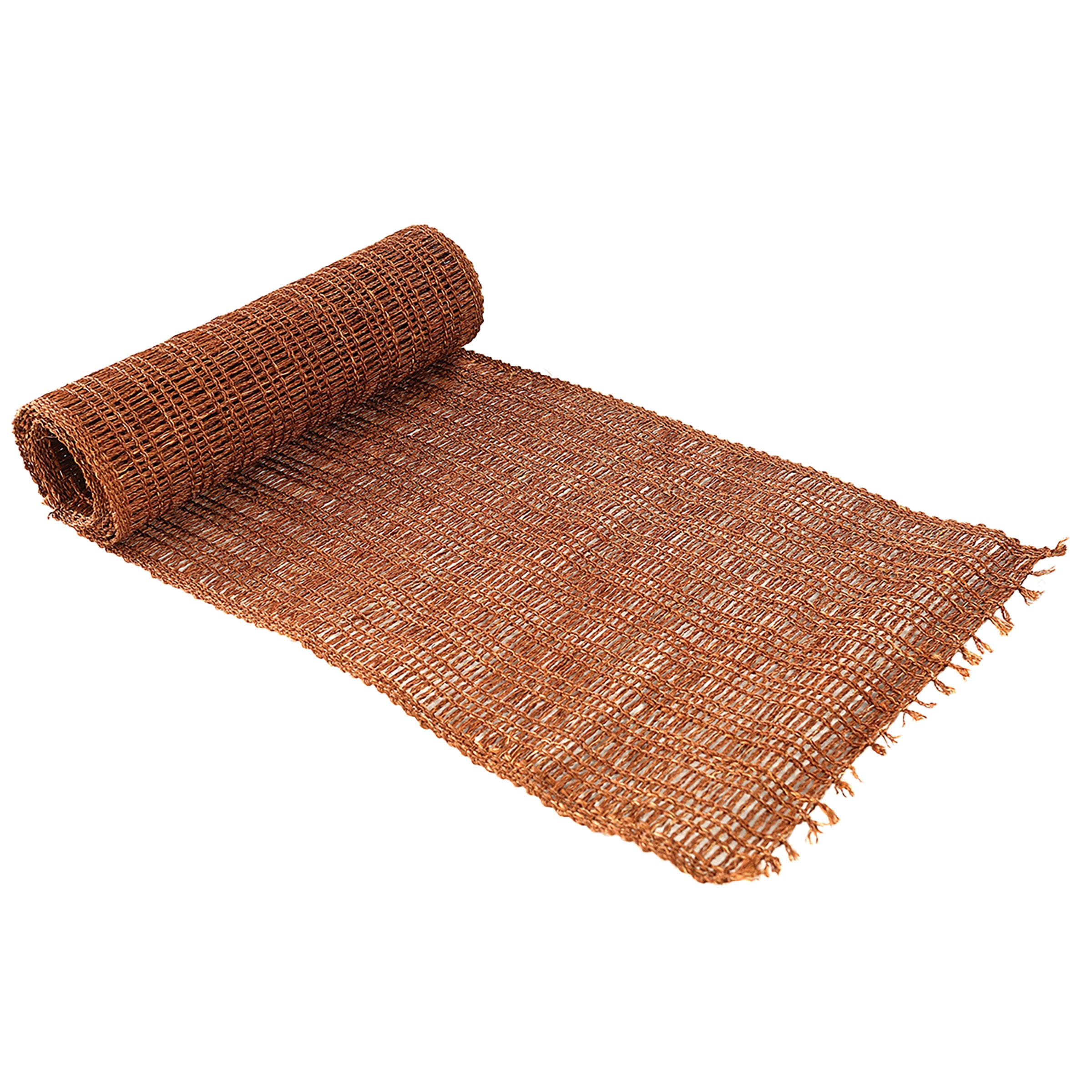 C&F Home Eyelet Loom Cocoa Table Cotton Machine Washable Table Runner