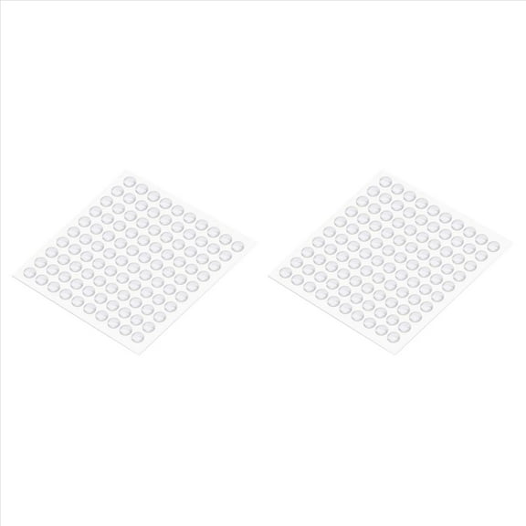 Rollbacks & More 200 Capsules Self-Adhesive Rubber Furniture Bumper Pads for Doors Cabinets Drawers Glass Tables Crafts