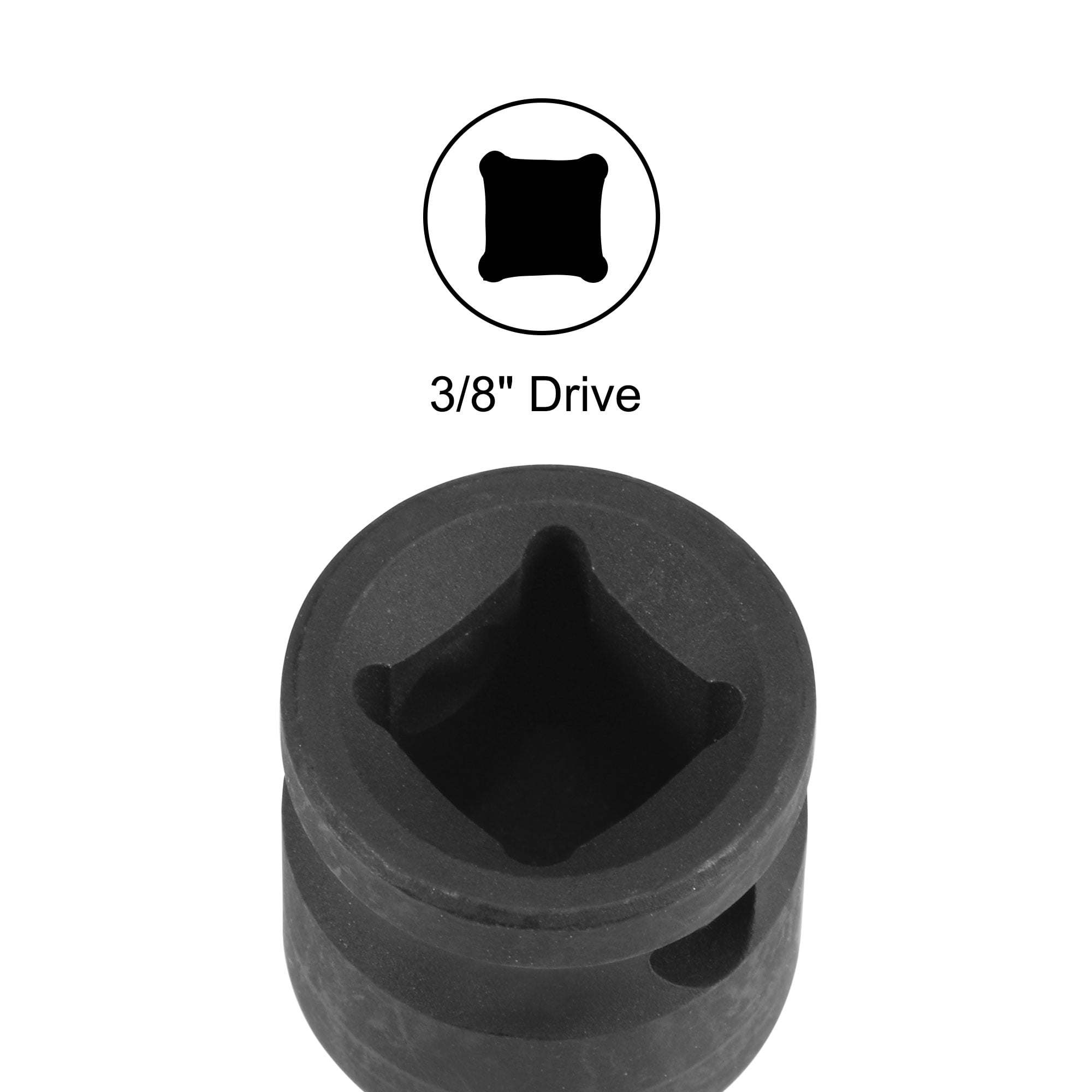 3/8-Inch Drive Impact Hex Bit Socket Set, H4 - H12, Metric 60mm Length, CR-MO, 7-Piece