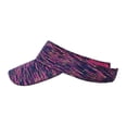 thumbnail image 3 of ZQUUVOU Sports Sun Visor Hats for Men Women Printed Adjustable Lightweight Packable Cooling Empty Top Visor Hat Tennis Golf Purple, 3 of 3