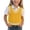 Yellow, variant on SGFCWSX Girls Sweater Vest Textured Cable Knit V Neck Ribbed Stripe Sweaters for Kids Yellow Size 9