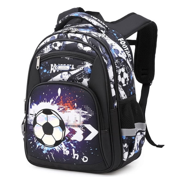 School Bag Camouflage Football Printing Large Capacity Spine Backpack Multi-compartment Backpack