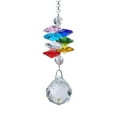 thumbnail image 1 of Atrapasueños de cristal, fabricante de arcoíris colgante con cuentas de estrella de chakra, decoración del hogar de ventana, 1 of 5