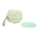thumbnail image 2 of Kit de goma para ducha de baño, esponja para ducha, borrador de pelo, esponja exfoliante lavable, limpieza suave, herramienta de baño para depilación, 2 of 8