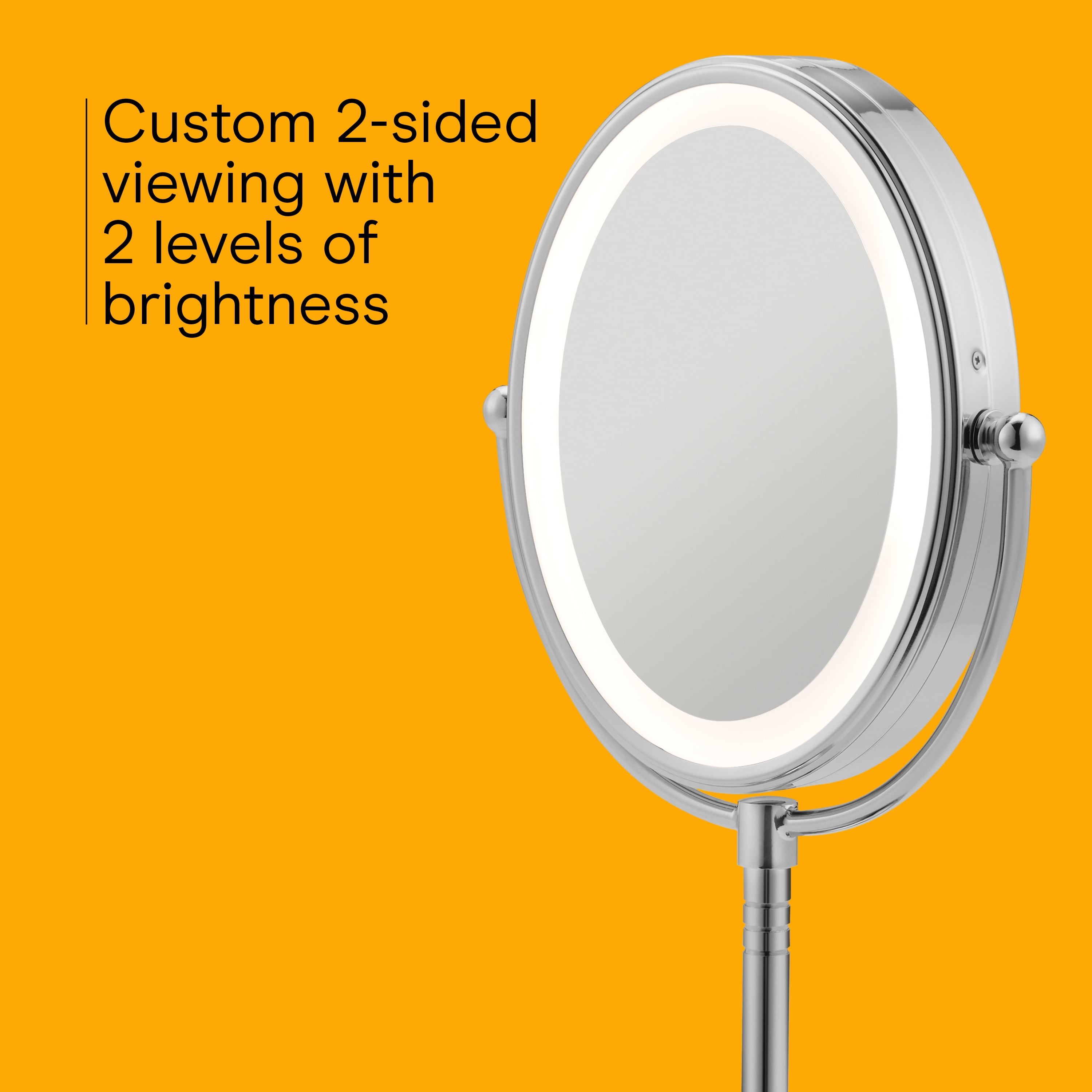メイク道具・化粧小物 CONAIR Reflections LED Mirror Conair Reflections LED Lighted Collection Double-Sided Makeup