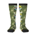 thumbnail image 2 of Picia Women Crew Soft Moisture-wicking Socks Surfing Dinosaur Pattern Design Cotton Socks, One Size fit All, 2 of 9