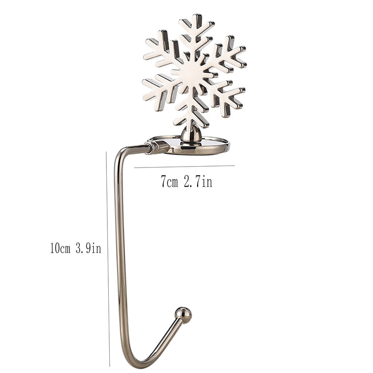 Clearance Hooks under $5,Christmas Fireplace Sock Hook Snowflake Metal Hook Christmas Hook - Walmart.com