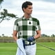 thumbnail image 3 of Fotbe Green White Lumberjack Plaid Camiseta Polo de Golf para Hombre con Estampado – Camisa Deportiva Transpirable con Cuello Abotonado-Large, 3 of 6