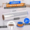thumbnail image 3 of Film estirable Lifetime Supplies 18" x 457 m, calibre 80, 4 rollos, 3 of 8
