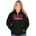 thumbnail image 4 of Lazy To Do List Chillin Relaxing Zip Up Hoodie Men's Women's Brisco Brands L, 4 of 6