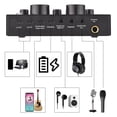 thumbnail image 3 of Graflsoa V8 Live Streaming Sound Card & Mic Kit with 6 Sound Modes, 12 Effects, Bluetooth, Built-in Battery, and Paper Box Packaging, 3 of 6