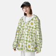 thumbnail image 5 of Kdxio Daisies Flowers Print Women Men Sun Protection UPF 50+ Jackets Zip Up Long Sleeve Hoodie Hiking Lightweight with Pockets, 5 of 8