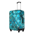 thumbnail image 1 of Balery Square Glass Mosaic Funda de equipaje, fundas para maletas, elástica, lavable, protector de maletas, compatible con maletas de 18 a 32 pulgadas-Large, 1 of 7
