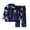 Dark Blue, variant on Kiijoy Little Boys Pajamas Warm Soft Sleepwear Coat Pants Loungewear, Sizes 5-6