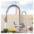 thumbnail image 5 of Water Filter Faucet Kitchen Faucets Dual Handle Filter Faucet Mixer 360 Degree Rotation Water Purification Feature Taps, 5 of 12