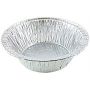 Pactogo Disposable Aluminum 5 3/4 Meat Pot Pie Extra Deep Pan Baking Tin (Pack of 6)