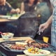 thumbnail image 5 of Cocina Pinzas Inoxidable Acero BBQ Cocinar Asador Antiadherente Bloqueo Comida Pinzas Con Silicona Punta Calor Resistente Negro 9 ", 5 of 8