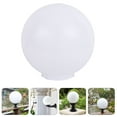 thumbnail image 2 of White Outdoor Lamp Post Light Fixture 1Pcs 9.8In, 2 of 7