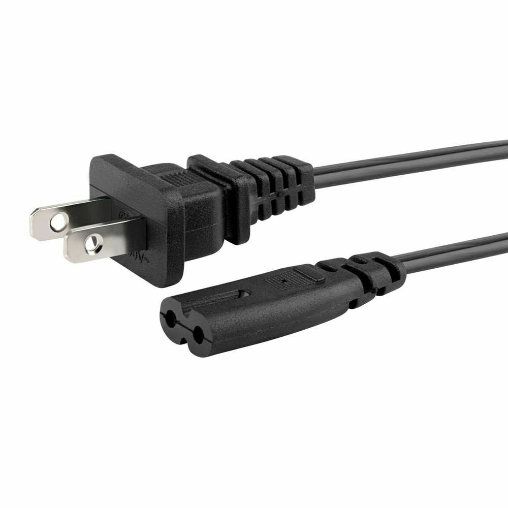 AC Power Cord/Cable for Sony Playstation 4 PS4 PS2 PS3/PS3 Slim 2Prong