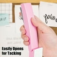 thumbnail image 6 of Stapler 25 Sheet Capacity with 1000 Staples and Staple Remover - Staplers for Desk Non-Slip Office Stapler with Staples for Office Pink, 6 of 9