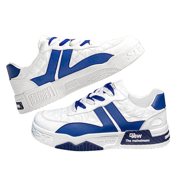 Zapatos casuales para hombre cómodos de cuero de PU ligeros de dos tonos para viajes al aire libre Ndcxsfigh Tenis De Mujer Tenis De Hombre