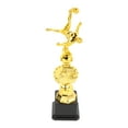 thumbnail image 6 of FRCOLOR Gold Trophy Cup For Sports Tournaments Award Competitions Competitions Soccer Football  Match Trophy Championship Trophy Golden, 6 of 8