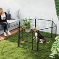 thumbnail image 2 of PawHut Heavy Duty Dog Playpen with Door for Medium Dogs, 6 Panels, 31.5"H, 2 of 10