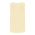 thumbnail image 5 of UYISJ Plus Size Tank Tops for Women Sleeveless Crew Neck Pleated T Shirt Summer Casual Loose Tunic Blouses Beige L, 5 of 6