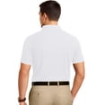 thumbnail image 3 of NY Threads Men's Golf Polo Shirt UPF 70+ Regular Fit Moisture Wicking Quick Dry Performance Short Sleeves Polo, XX-Large, White, 3 of 8