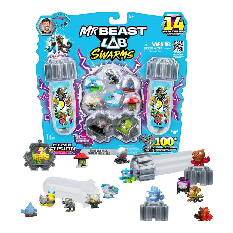 MrBeast Lab Swarms Hyper Fusion Series, Mega Lab Pack Includes 14