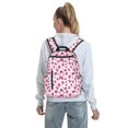 thumbnail image 5 of Yiaed Lilies Flowers Print Lightweight Backpack Travel Backpacks Hiking Daypack for Women Men, 5 of 5